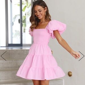 Pink Hello Molly Mini Dress